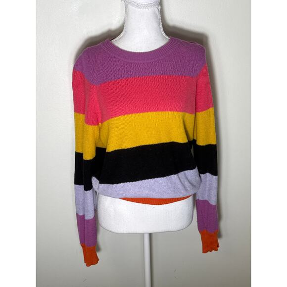 Stine Goya Multi Color Stripe Pullover Sweater Sz S - Picture 1 of 4